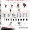 Service Caster 4 Inch 316SS High Temp Glass Filled Nylon 10mm Stem Caster Lock Brake, 2PK SS316TSTTL20S414-GFNSHT-M1015-2-S2 - alternate 3